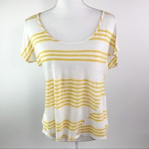 Lucky Brand T-Shirt Loose Fit Burnout Small